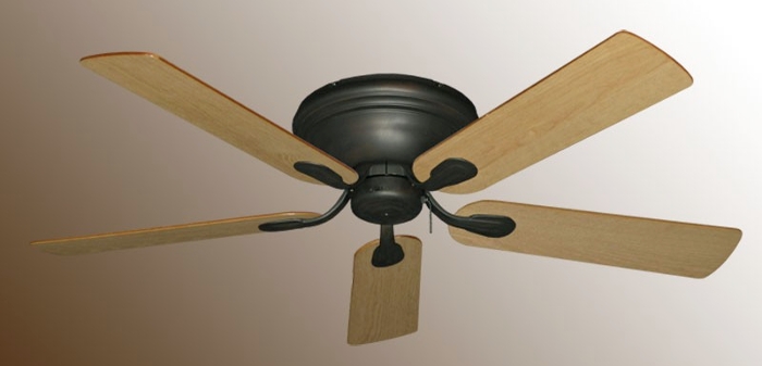 flush mounted ceiling fan